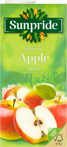 Sunpride apple juice - apple, juice,
