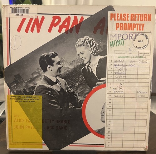 Tin pan alley alice faye - pan,
