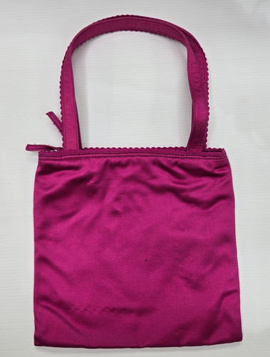 Miu pink satin - satin, tote
