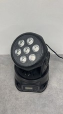 Mini Wash 7 Moving Head Light 12w DJ Disco Bar Party Show Lights Party - Black