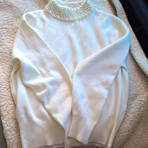 River island white - river, beaded