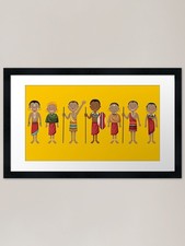 Maasai Tribe Framed Art Print