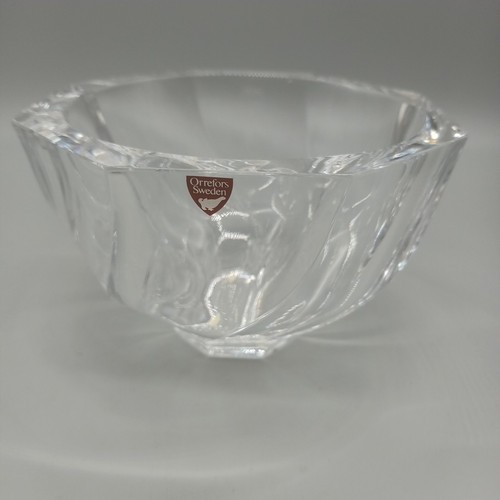Vintage orrefors crystal bowl - orrefors,