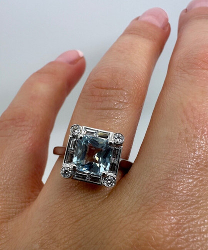 Platinum asscher cut - platinum,