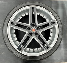 Jaguar XK AXE front 2 piece alloy wheel with tyre 8.5Jx20 ET 25