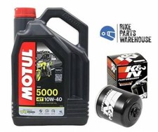 TRIUMPH TIGER 800 XCX 2015-2020 K&N OIL FILTER MOTUL 5000 SERVICE KIT
