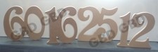 VICTORIAN BIRTHDAY NUMBERS IN MDF (200mm x 18mm thick)/WOODEN CRAFT SHAPE