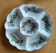 Royal Worcester Lavinia Crudite Serving Dish 34cm Boxed Flower Shaped