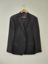 TM Lewin Navy Blue Striped