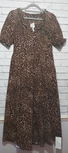 Flossie midaxi dress leopard - midaxi,