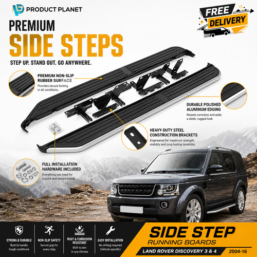 Side step running boards - step,