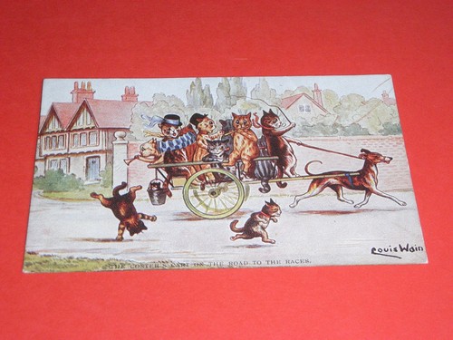 Original louis wain signed - original,