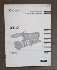 Canon XL2 Camcorder Instruction Manual -  Original in English