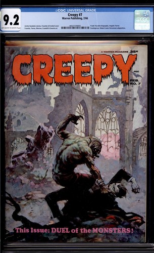 Creepy 1966 cgc - creepy, 9.2