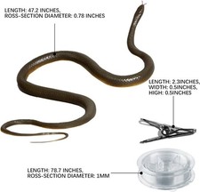Lifelike Realistic Fake Snake