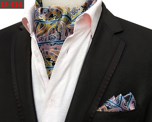 Men premium paisley ascot - men's,