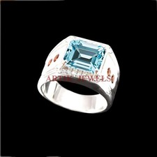 Natural Blue Topaz & Citrine