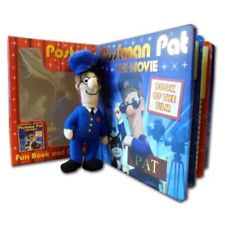 NEW IN BOX - POSTMAN PAT the movie PLUSH of PAT  and BOARD BOOK