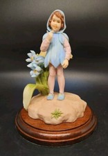 Danbury Mint The Flower Fairies Scilla Fairy Figurine Cicely Mary Barker