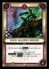 Warhammer AOS: Champions FOIL Wild Allopex Riders - Unclaimed [Onslaught]
