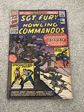 SGT. FURY AND HIS HOWLING COMMANDO'S KING SIZE ANNUAL #1 (1965) Free Post