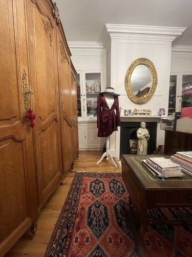 Double antique french wardrobe - double,