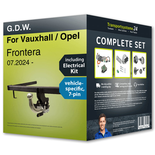 Towbar detachable for vauxhall - for,