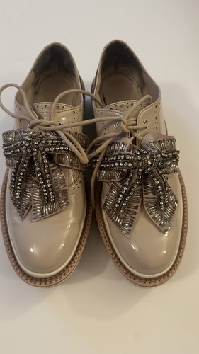 Zara brogue shoes with