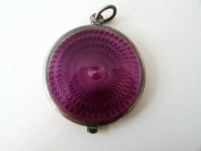 ANTIQUE STERLING SILVER PURPLE