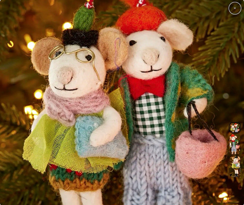 Set handmade felt - 2, mouse