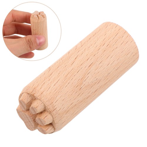 Reusable wood paw print cookie - paw,