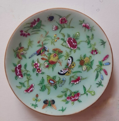 Famille rose chinese celadon - famille,
