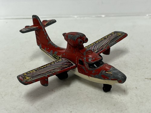Matchbox search plane red - search,