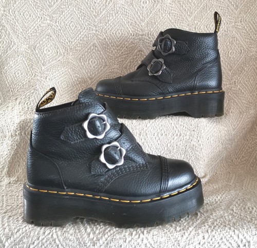Martens devon flower black - dr,