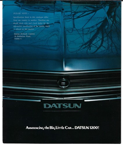 Datsun nissan 1200 - datsun, sunny