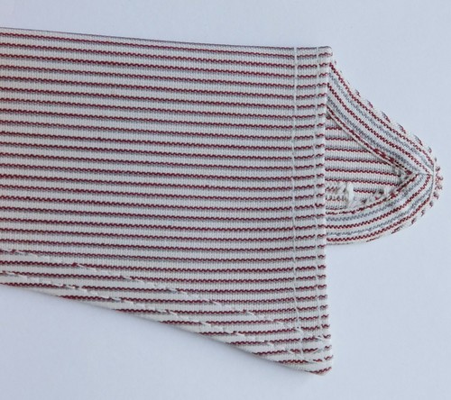 Vintage striped shirt collar