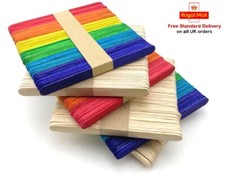 Wooden Lollipop Sticks - Flat
