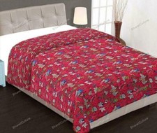 Flower pattern double kantha - pattern,
