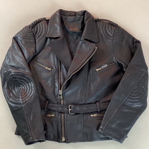 Vintage leather biker - vintage,