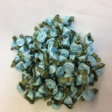 Mini Small Satin Ribbon Rose