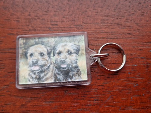 Border terrier keyring - *,