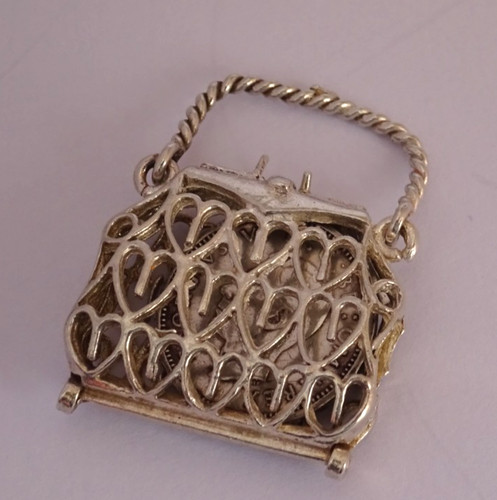 Vintage large pierced silver - vintage,