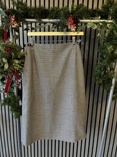 Daks vintage Houndstooth midi skirt size uk10