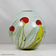 Siddy Langley large oviform studio glass vase