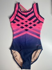 New Girls Gymnastic Darcy Leotard Size 38 ALA