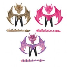 Dinosaur Tail Wing Sets Dragon Toys Halloween Kids Dragon Costume for Festival