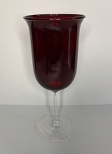 PartyLite Ruby Red Stemmed
