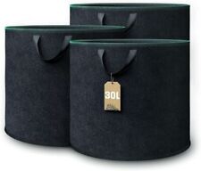 Fabric Pot Breathable Container Plant Grow Bag Planter Root Nurse Hydroponics UK