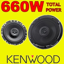 KENWOOD 660W TOTAL 2WAY 6.5 INCH 17cm CAR DOOR/SHELF COAXIAL SPEAKERS NEW PAIR