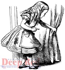 Deep Red Cling rubber stamps -